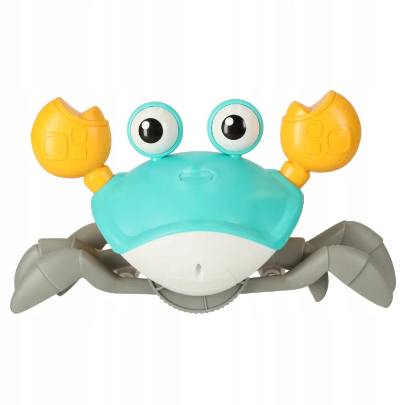 PEŁZAJĄCY KRAB INTERAKTYWNY CHODZI Dźwięk AKUMULATOR Gra Muzyka Światła USB