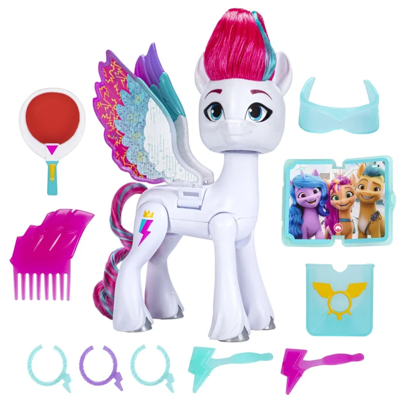 MY LITTLE PONY Kucyk ze skrzydłami Duża Zipp Storm F6446 + 10 Akcesoria
