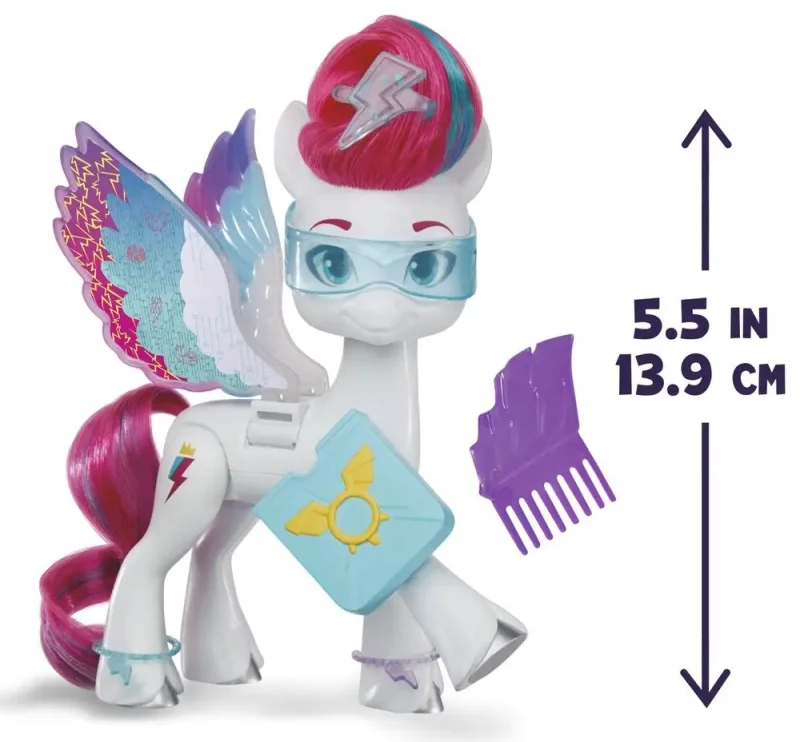 MY LITTLE PONY Kucyk ze skrzydłami Duża Zipp Storm F6446 + 10 Akcesoria