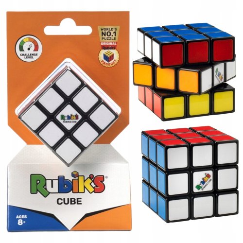 KOSTKA RUBIKA ORYGINALNA RUBIK'S KLASYCZNA 3X3 Układanka logiczna oryginał