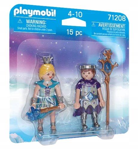 PLAYMOBIL 71208 lodowa Księżniczka i Książę 2 figurki akcesoria
