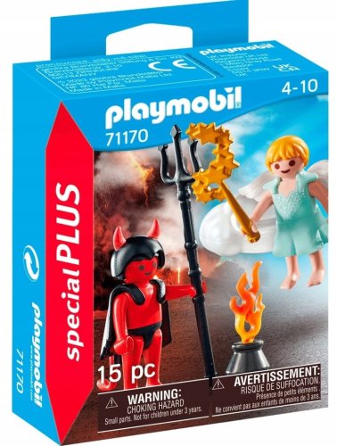 PLAYMOBIL 71170 Aniołek i Diabełek 2 figurki klocki special plus