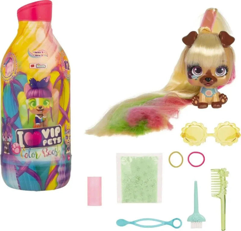 I LOVE VIP PETS COLOR BOOST PIESEK FIGURKA AKCESOR