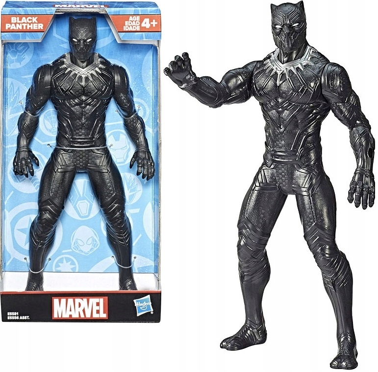 FIGURKA MARVEL CZARNA PANTERA AVENGERS HASBRO 24CM RUCHOMA BLACK PANTHER