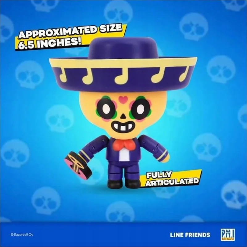 BRAWL STARS ZADYMIARZ POCO FIGURKA RUCHOMA POSTAĆ Z GRY ORYGINAŁ 16,5 CM