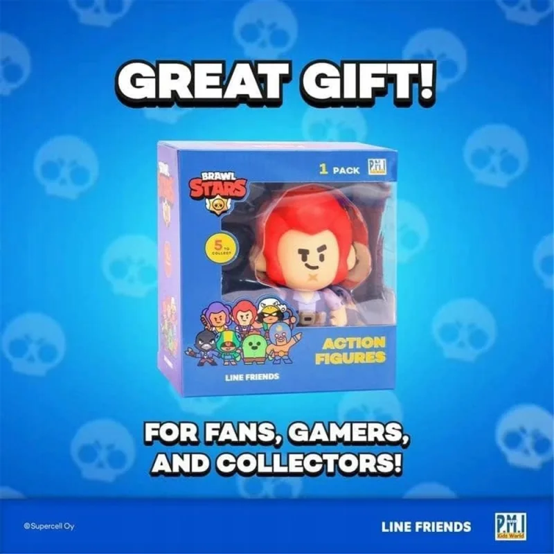 BRAWL STARS ZADYMIARZ COLT FIGURKA RUCHOMA POSTAĆ Z GRY ORYGINAŁ 11,5 CM